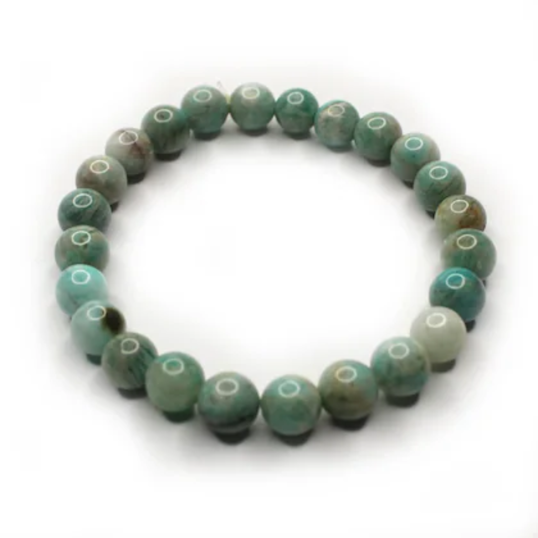 Amazonite AAA Bracelet (8mm) – Stone of Calm, Balance & Truth