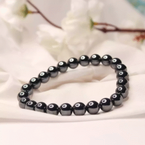 Hematite Bracelet 8mm – Stone of Protection, Grounding & Strength