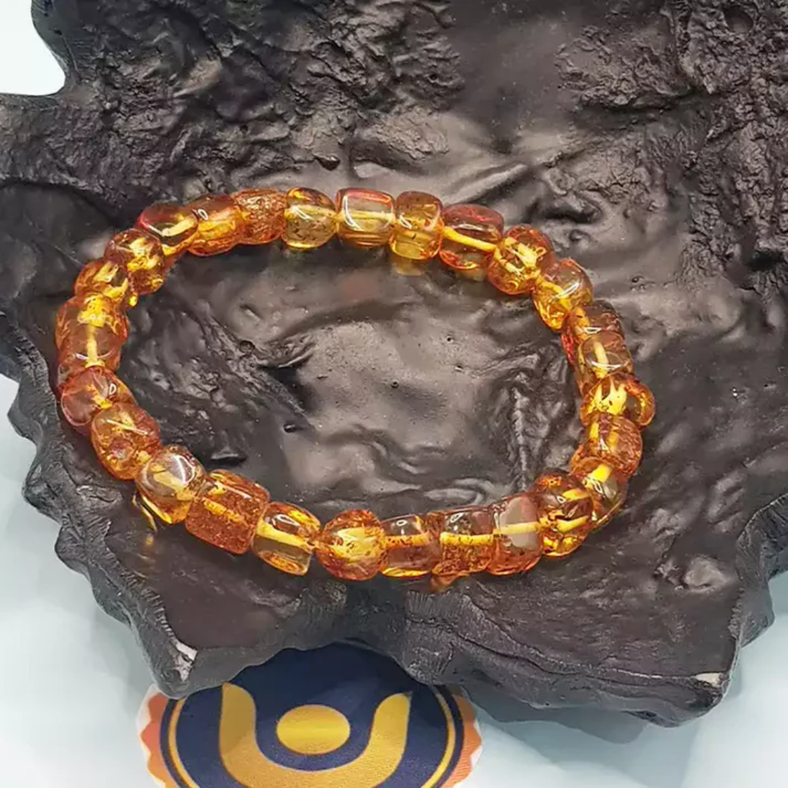 Amber Bracelet 8mm – Stone of Healing, Protection & Vitality