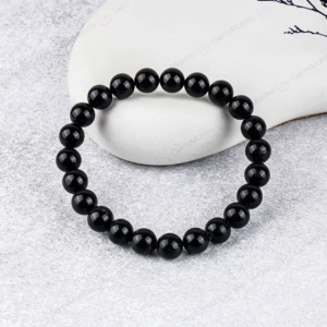 Black Obsidian Bracelet 8mm – Stone of Protection, Grounding & Truth