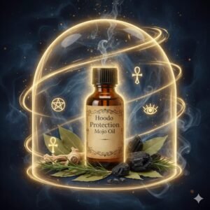Hoodoo Protection Oil – Shield Against Evil Eye, Curses & Negativity