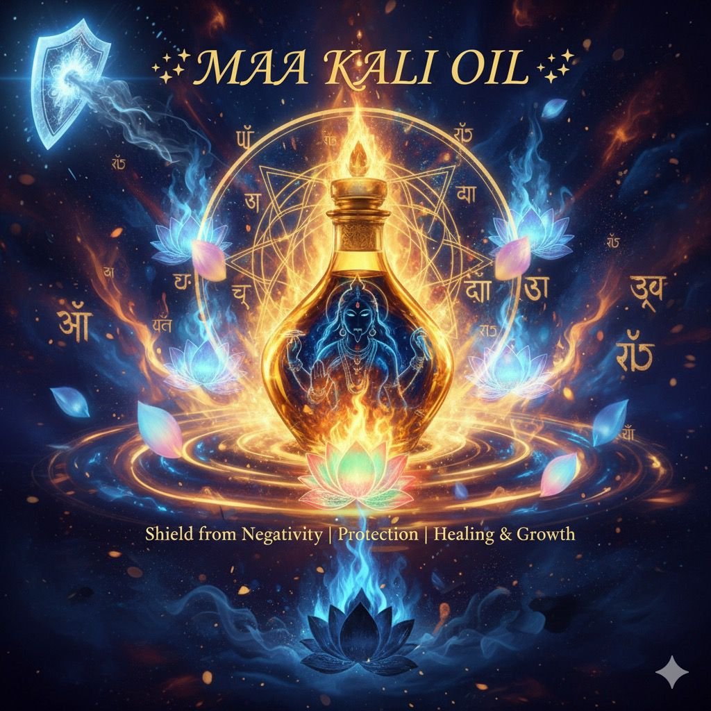 Maa Kali Oil – Sacred Protection, Healing & Growth