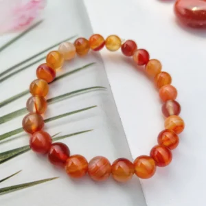 Carnelian Bracelet – Stone of Confidence, Energy & Motivation
