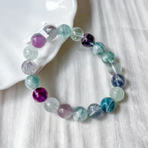 Multi Fluorite AAA Bracelet – Stone of Focus, Clarity & Balance