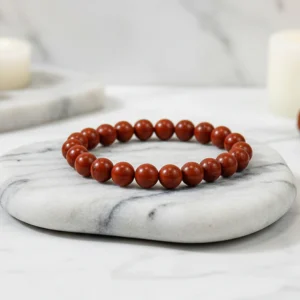 Red Jasper Bracelet – Stone of Strength, Stability & Grounding