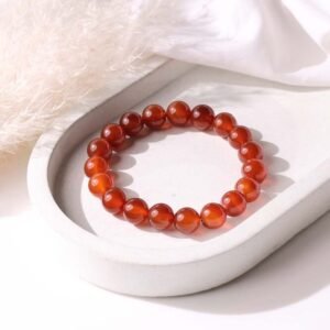 Red Onyx Bracelet – Stone of Strength, Protection & Confidence