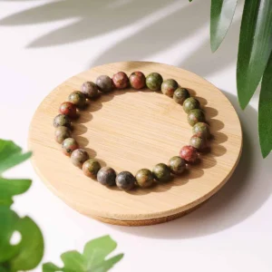 Unakite Bracelet – Stone of Healing, Balance & Emotional Growth