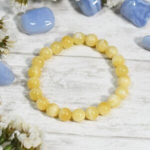 Yellow Calcite Bracelet – Stone of Positivity, Confidence & Energy