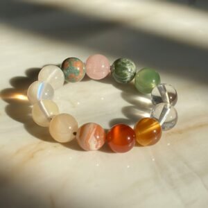 Pregnancy, Fertility & Conception Crystal Combination Bracelet – Stone of Fertility Energy
