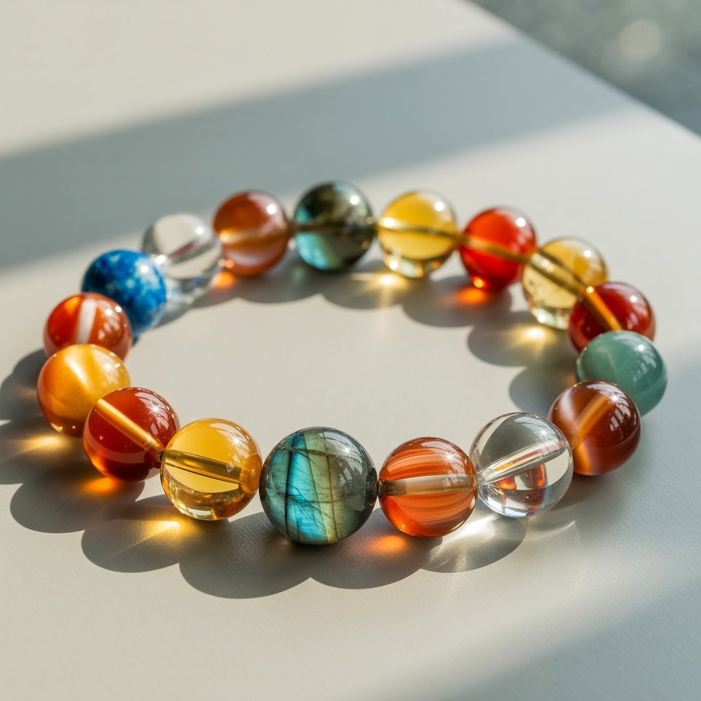 Creativity & Inspiration Crystal Combination Bracelet – Stones of Imagination & Flow