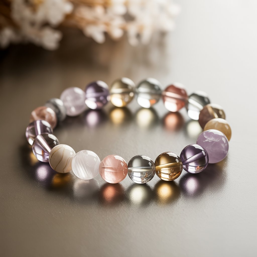 Peace & Positivity Crystal Combination Bracelet – Stones of Joy & Uplifting Energy