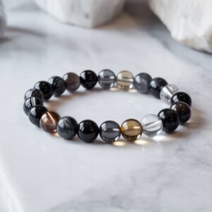 Protection from Negativity Crystal Combination Bracelet – Stones of Shielding & Positive Energy