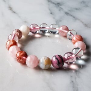Attract Love & Heart Magnet Crystal Combination Bracelet – Stones of Romance
