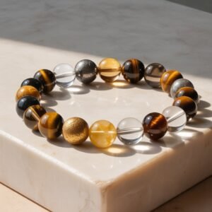 Authority & Leadership Power Crystal Combination Bracelet  – Stone of Courage