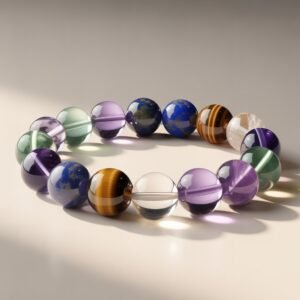 Decision-Making Clarity & Mental Focus Crystal Combination Bracelet  – Stones of Think Clearly