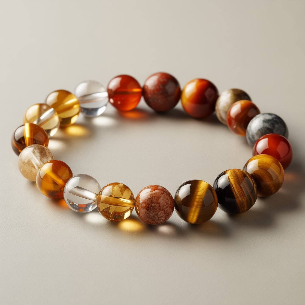 Energy Booster & Vitality Crystal Combination Bracelet – Stones of Active Energy