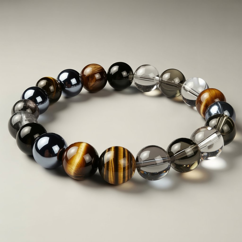 Job Protection & Workplace Stability Crystal Combination Bracelet – Stones of Motivation