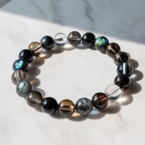 Aura Protection & Energy Shield Crystal Combination Bracelet – Stones of Balance