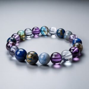 Third Eye Activation & Intuitive Awakening Crystal Combination Bracelet – Stones of Intuition