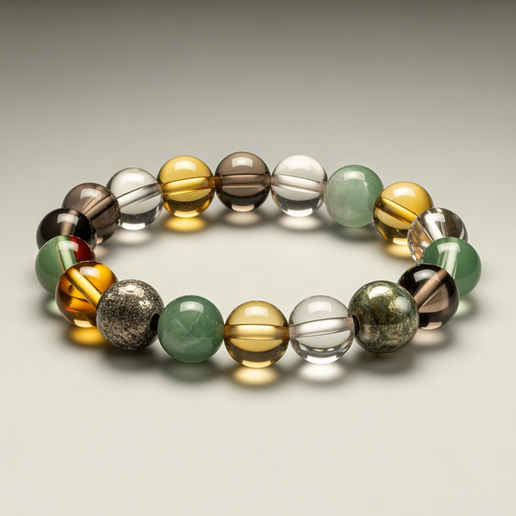 Debt Relief & Financial Recovery Crystal Combination Bracelet – Stones of Financial Healing