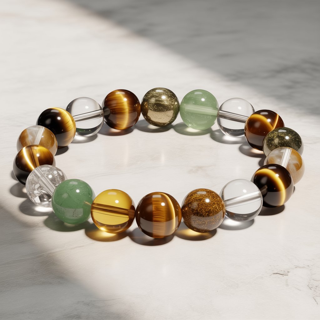 Career Advancement & Professional Growth Crystal Combination Bracelet – Stones of Opportunity
